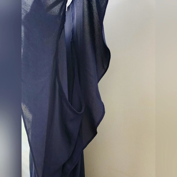 Violet & Claire Elegant Navy Blue Women's Top XL - Picture 2 of 5